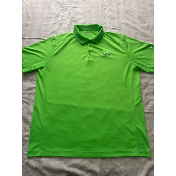 Nike Golf Tour Performance Dri-FIT Green Polo Shirt Men's - Picture 1 of 9